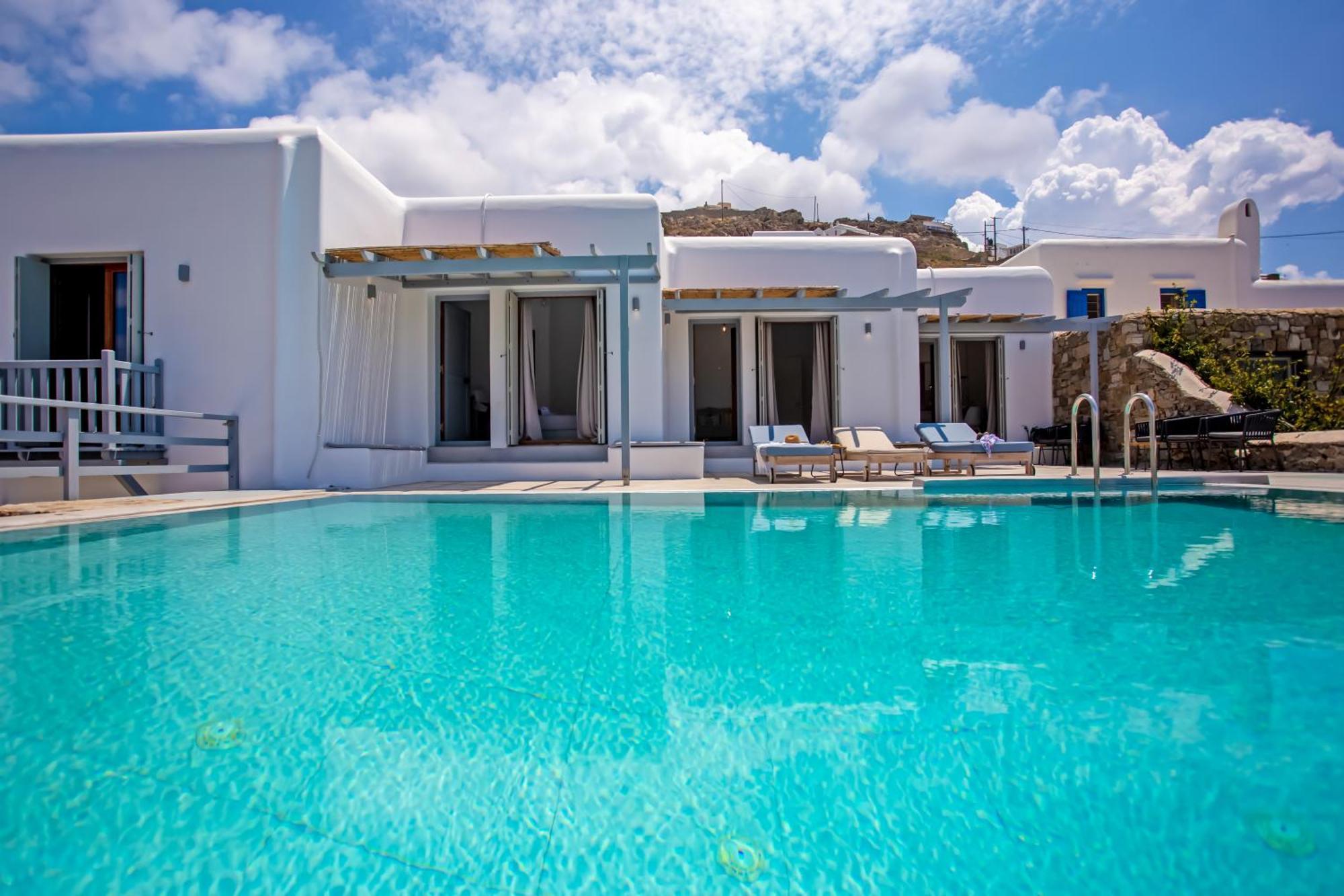 Aqua Breeze Seaview Pool Suites Mykonos Mykonos Town 外观 照片
